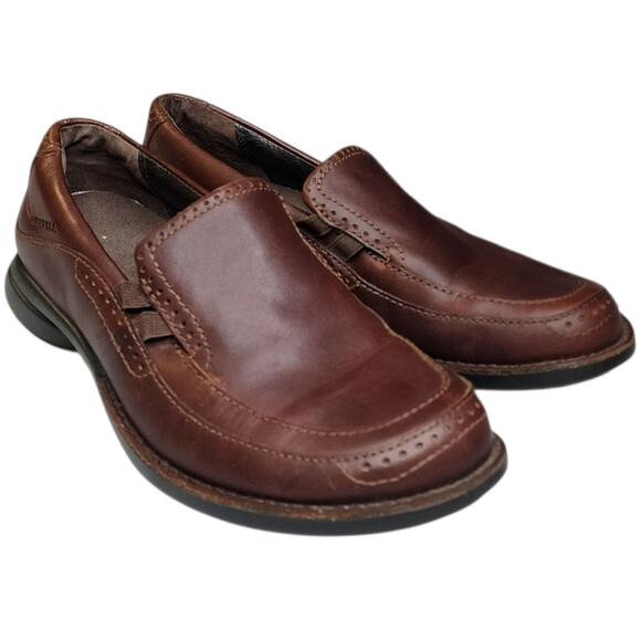 Merrell Womens Tetra Wave Saddle Leather Slip On Loafers Size 6 - Picture 1 of 5